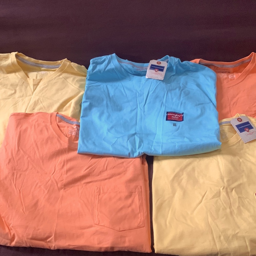 Brand new short sleeve T-Shirts with tags never worn.